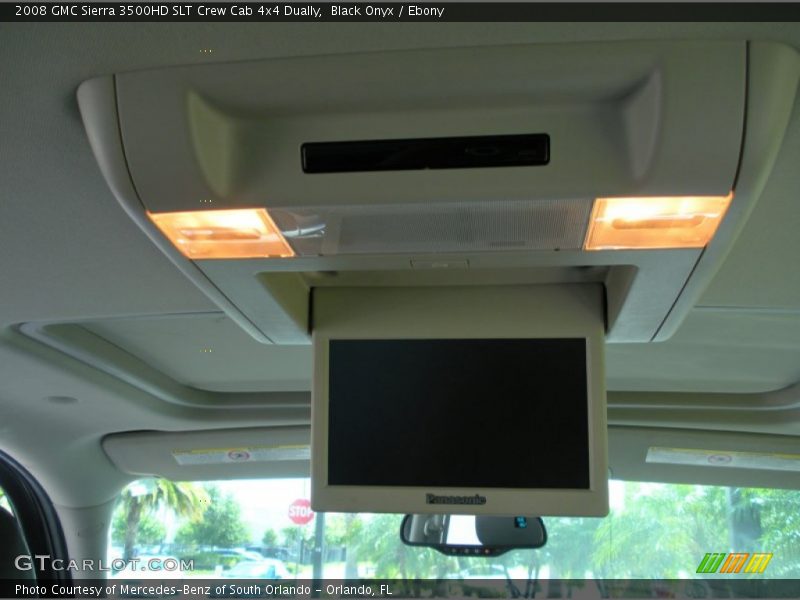 Black Onyx / Ebony 2008 GMC Sierra 3500HD SLT Crew Cab 4x4 Dually