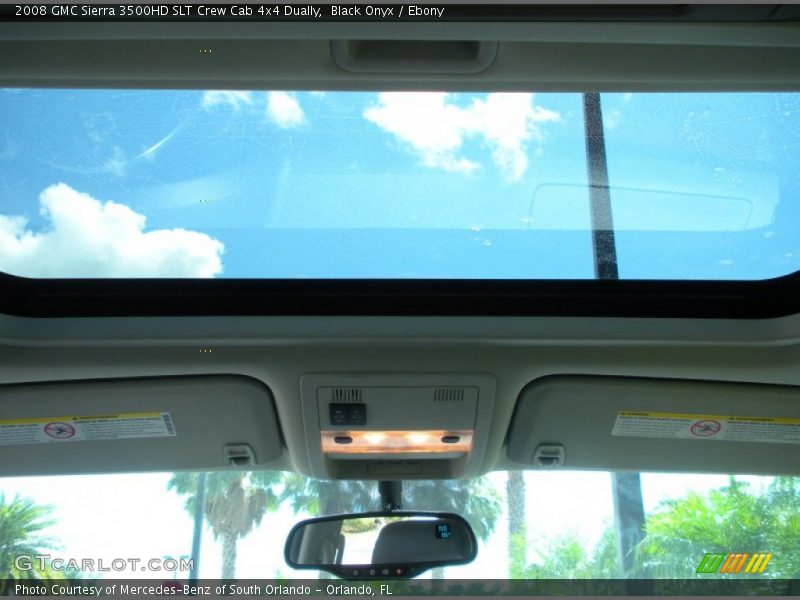 Sunroof of 2008 Sierra 3500HD SLT Crew Cab 4x4 Dually