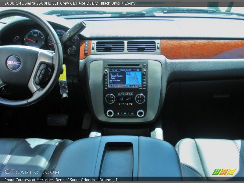 Dashboard of 2008 Sierra 3500HD SLT Crew Cab 4x4 Dually