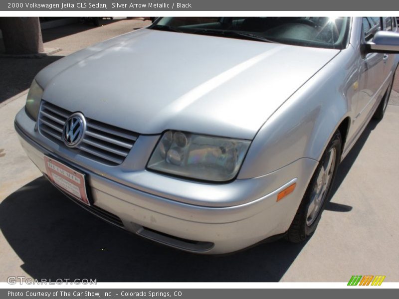 Silver Arrow Metallic / Black 2000 Volkswagen Jetta GLS Sedan