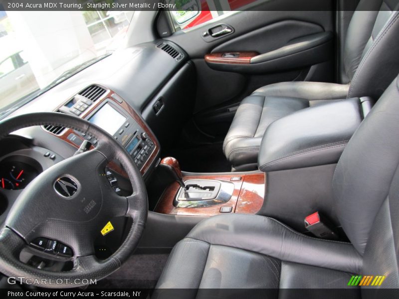 Starlight Silver Metallic / Ebony 2004 Acura MDX Touring