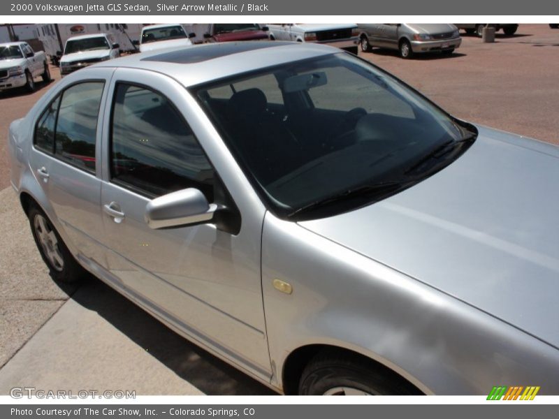 Silver Arrow Metallic / Black 2000 Volkswagen Jetta GLS Sedan