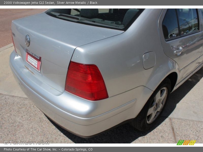 Silver Arrow Metallic / Black 2000 Volkswagen Jetta GLS Sedan
