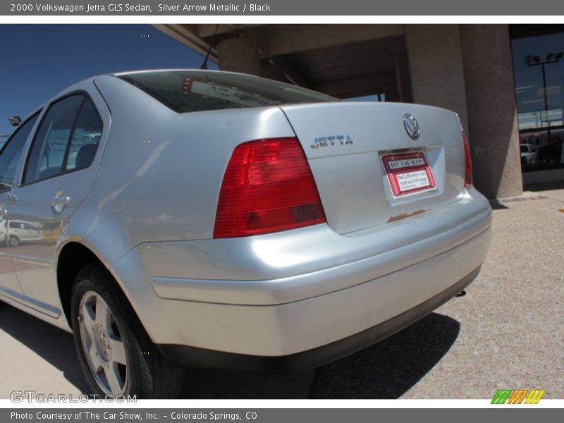 Silver Arrow Metallic / Black 2000 Volkswagen Jetta GLS Sedan