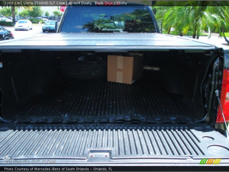 Black Onyx / Ebony 2008 GMC Sierra 3500HD SLT Crew Cab 4x4 Dually