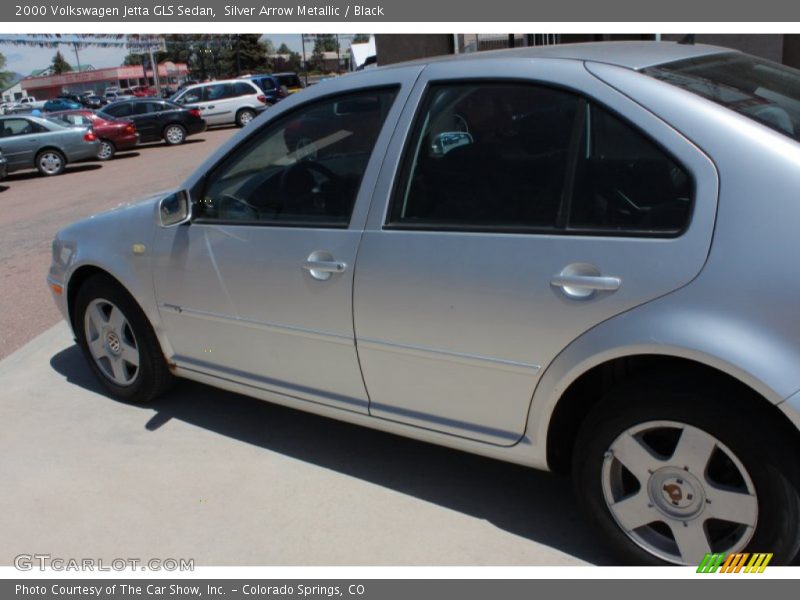 Silver Arrow Metallic / Black 2000 Volkswagen Jetta GLS Sedan
