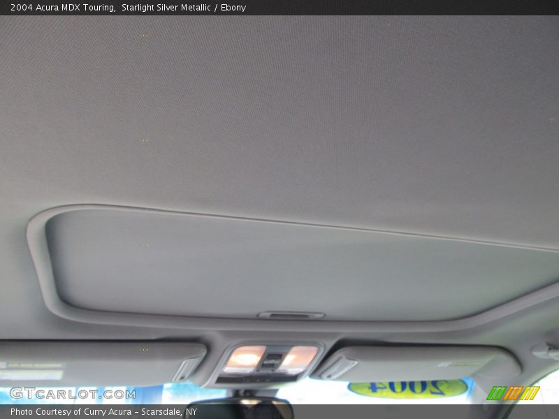 Starlight Silver Metallic / Ebony 2004 Acura MDX Touring