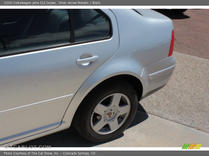 Silver Arrow Metallic / Black 2000 Volkswagen Jetta GLS Sedan