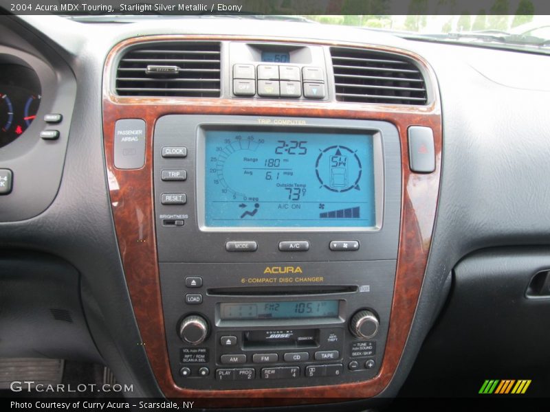 Starlight Silver Metallic / Ebony 2004 Acura MDX Touring