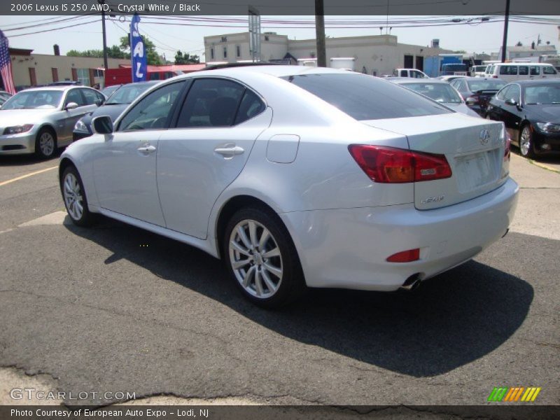 Crystal White / Black 2006 Lexus IS 250 AWD