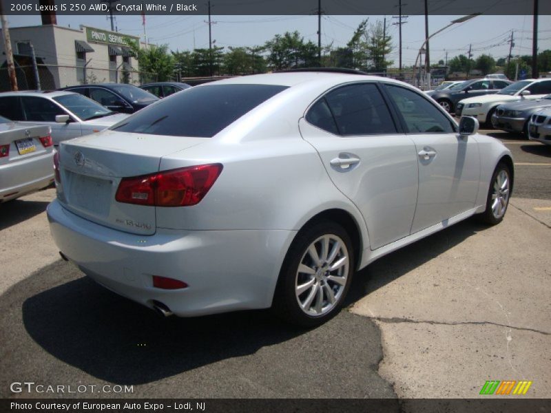 Crystal White / Black 2006 Lexus IS 250 AWD