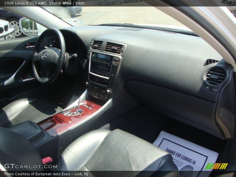 Crystal White / Black 2006 Lexus IS 250 AWD
