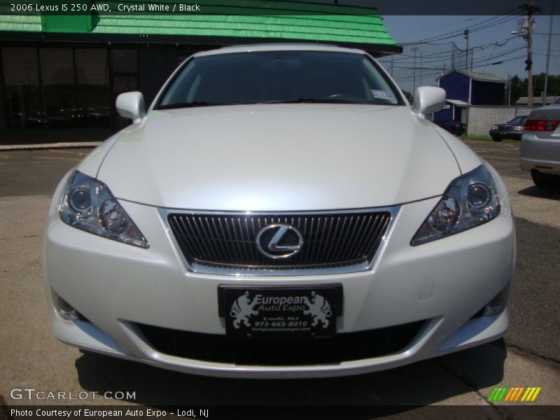Crystal White / Black 2006 Lexus IS 250 AWD