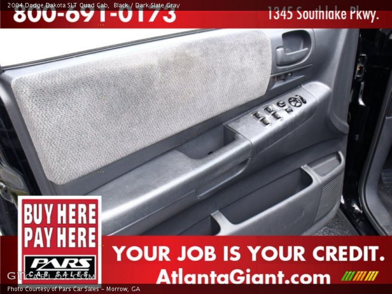 Black / Dark Slate Gray 2004 Dodge Dakota SLT Quad Cab