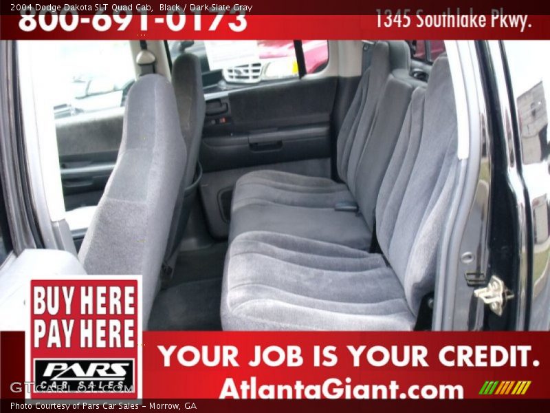 Black / Dark Slate Gray 2004 Dodge Dakota SLT Quad Cab
