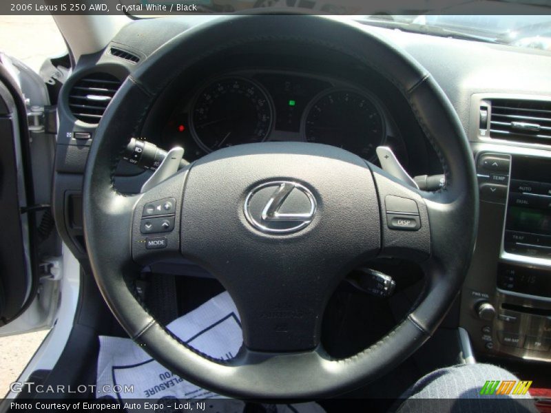 Crystal White / Black 2006 Lexus IS 250 AWD