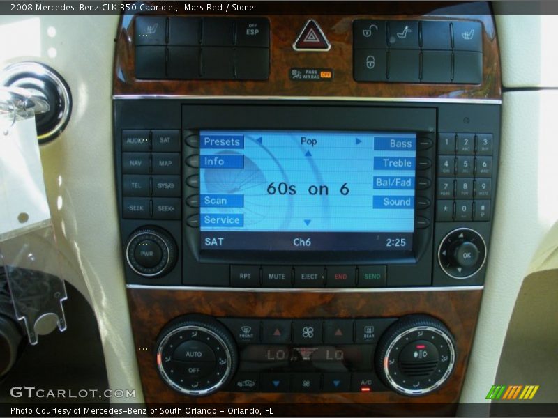 Mars Red / Stone 2008 Mercedes-Benz CLK 350 Cabriolet