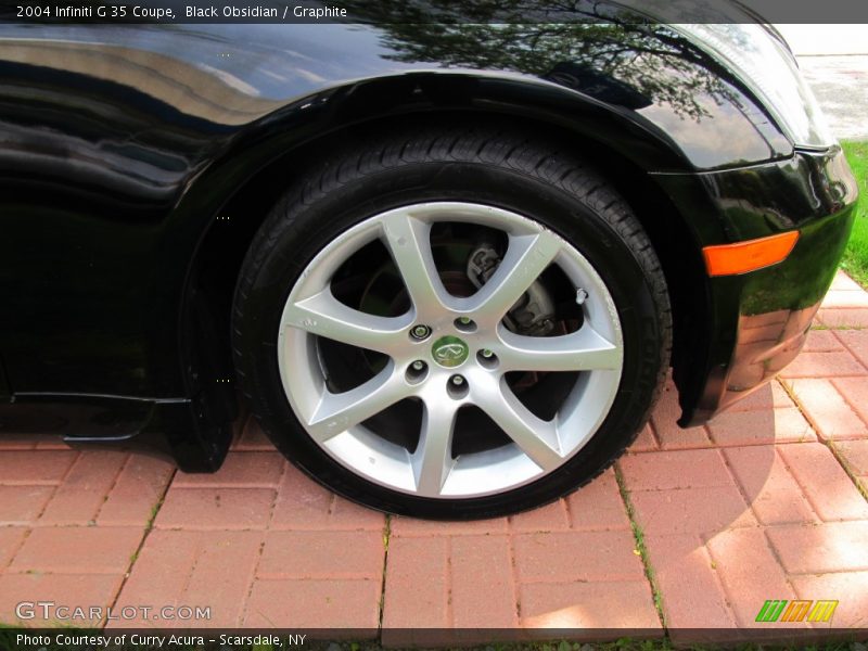 Black Obsidian / Graphite 2004 Infiniti G 35 Coupe