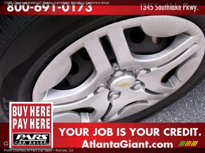 Sandstone Metallic / Cashmere Beige 2007 Chevrolet Malibu LS Sedan