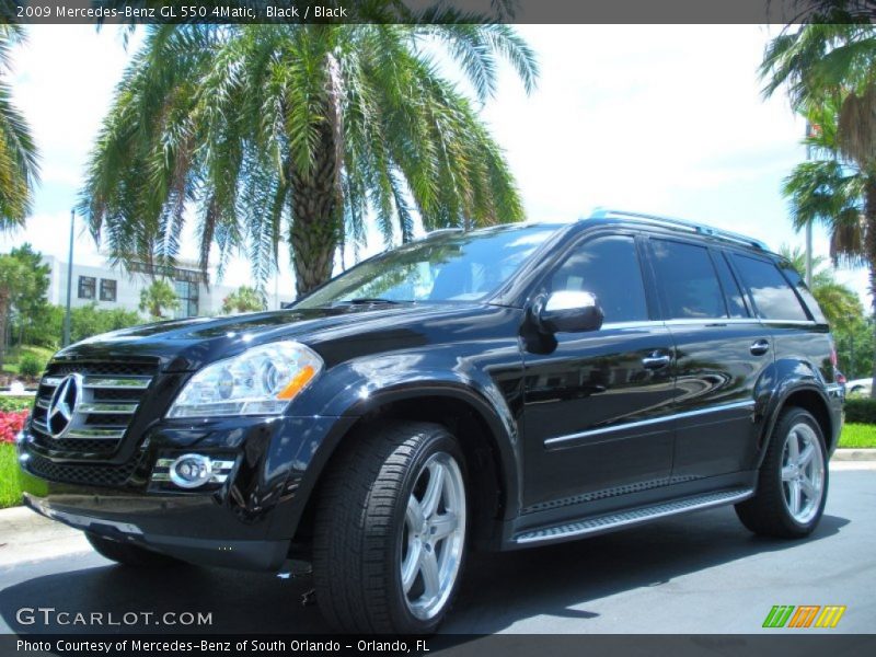 Black / Black 2009 Mercedes-Benz GL 550 4Matic