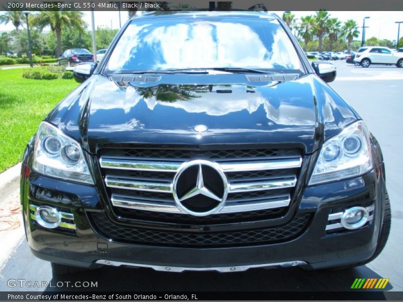 Black / Black 2009 Mercedes-Benz GL 550 4Matic