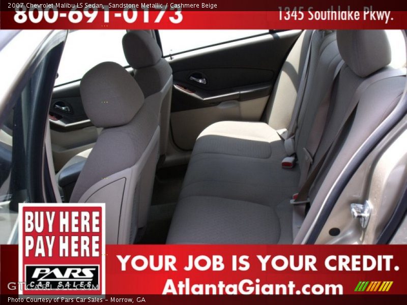 Sandstone Metallic / Cashmere Beige 2007 Chevrolet Malibu LS Sedan