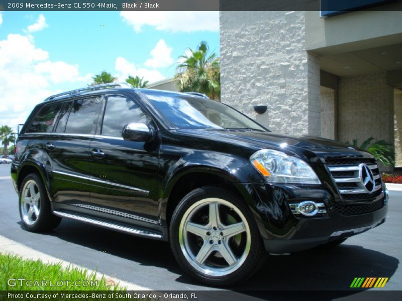 Black / Black 2009 Mercedes-Benz GL 550 4Matic