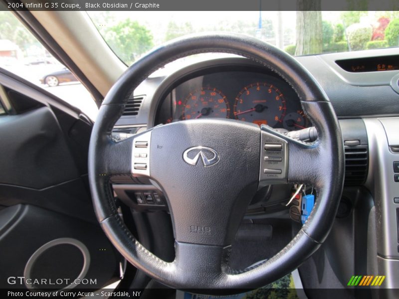 Black Obsidian / Graphite 2004 Infiniti G 35 Coupe