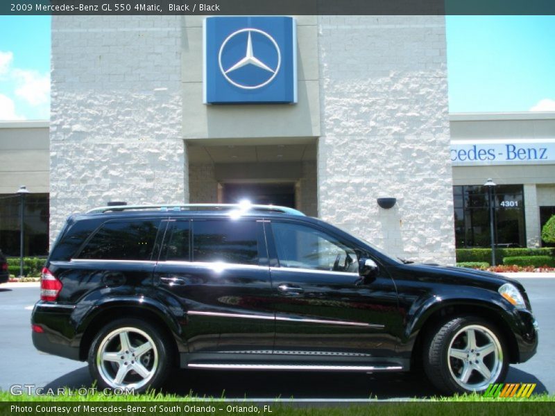 Black / Black 2009 Mercedes-Benz GL 550 4Matic