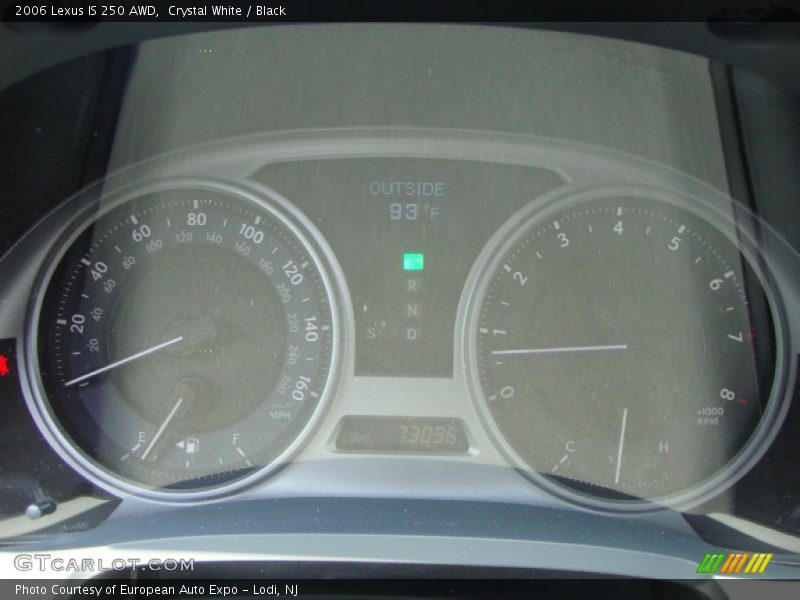 Crystal White / Black 2006 Lexus IS 250 AWD