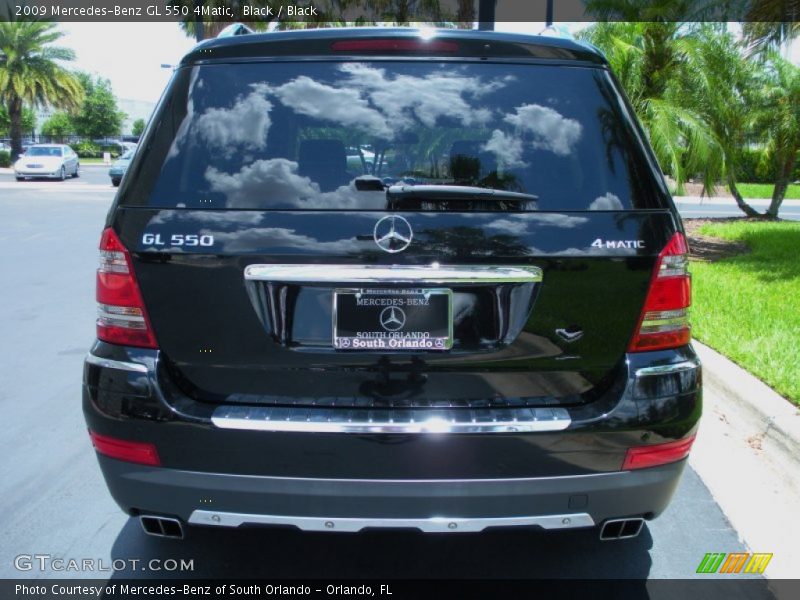 Black / Black 2009 Mercedes-Benz GL 550 4Matic