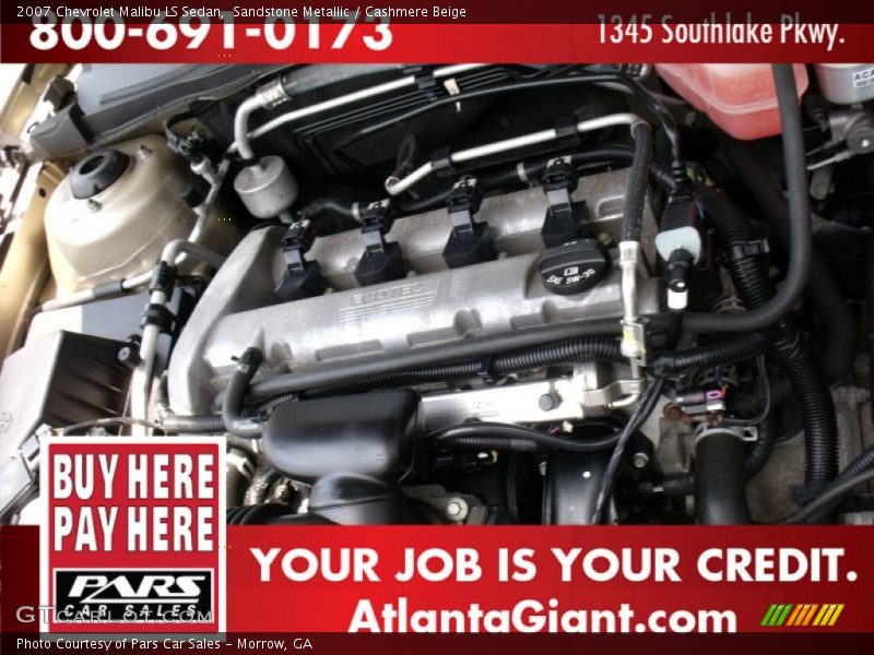 Sandstone Metallic / Cashmere Beige 2007 Chevrolet Malibu LS Sedan
