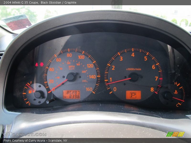 Black Obsidian / Graphite 2004 Infiniti G 35 Coupe