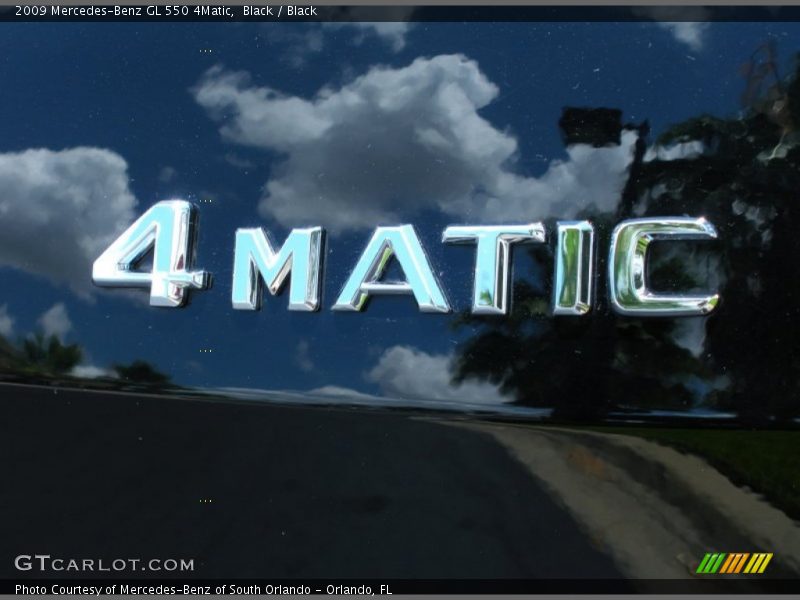 Black / Black 2009 Mercedes-Benz GL 550 4Matic