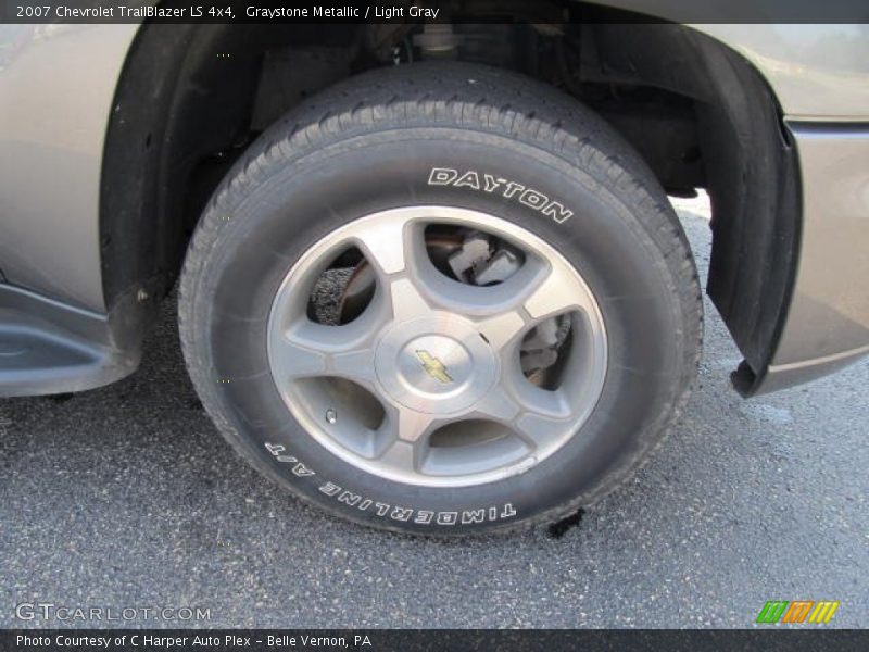 Graystone Metallic / Light Gray 2007 Chevrolet TrailBlazer LS 4x4