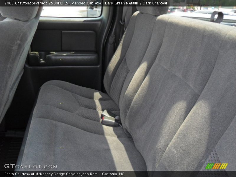 Dark Green Metallic / Dark Charcoal 2003 Chevrolet Silverado 2500HD LS Extended Cab 4x4