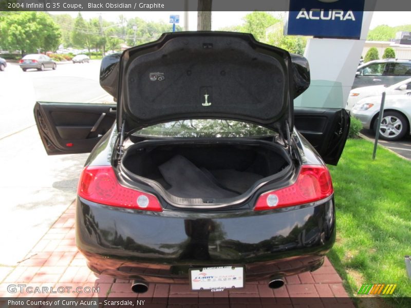 Black Obsidian / Graphite 2004 Infiniti G 35 Coupe