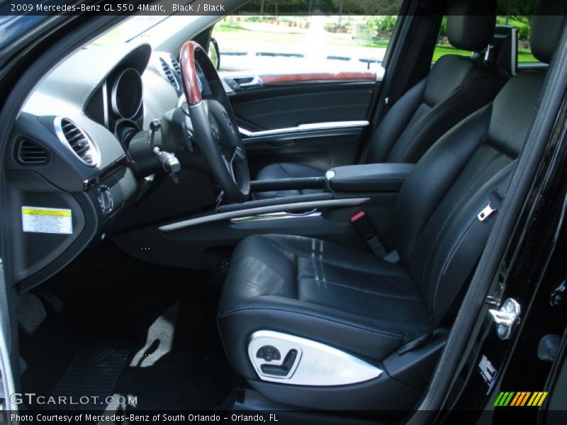 Black / Black 2009 Mercedes-Benz GL 550 4Matic
