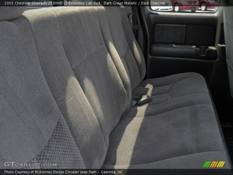 Dark Green Metallic / Dark Charcoal 2003 Chevrolet Silverado 2500HD LS Extended Cab 4x4