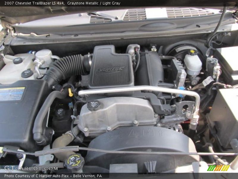 Graystone Metallic / Light Gray 2007 Chevrolet TrailBlazer LS 4x4