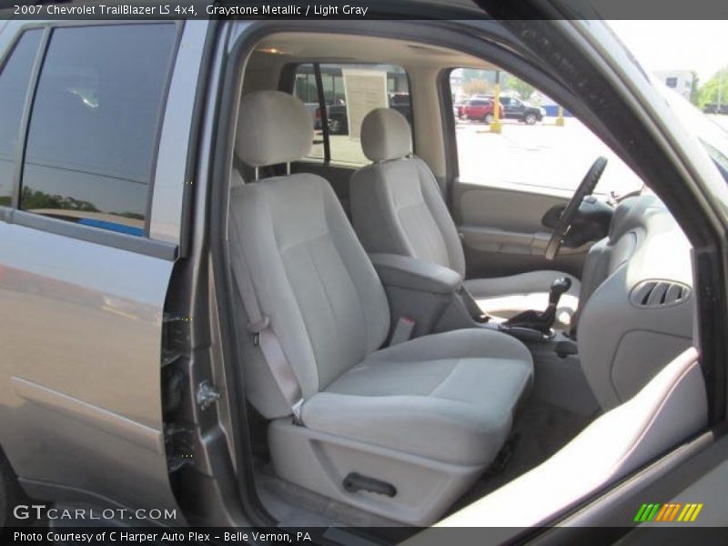 Graystone Metallic / Light Gray 2007 Chevrolet TrailBlazer LS 4x4