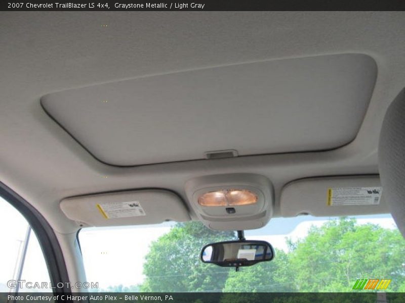 Graystone Metallic / Light Gray 2007 Chevrolet TrailBlazer LS 4x4