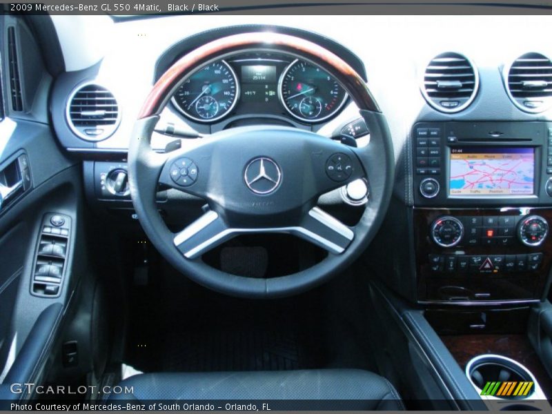 Black / Black 2009 Mercedes-Benz GL 550 4Matic