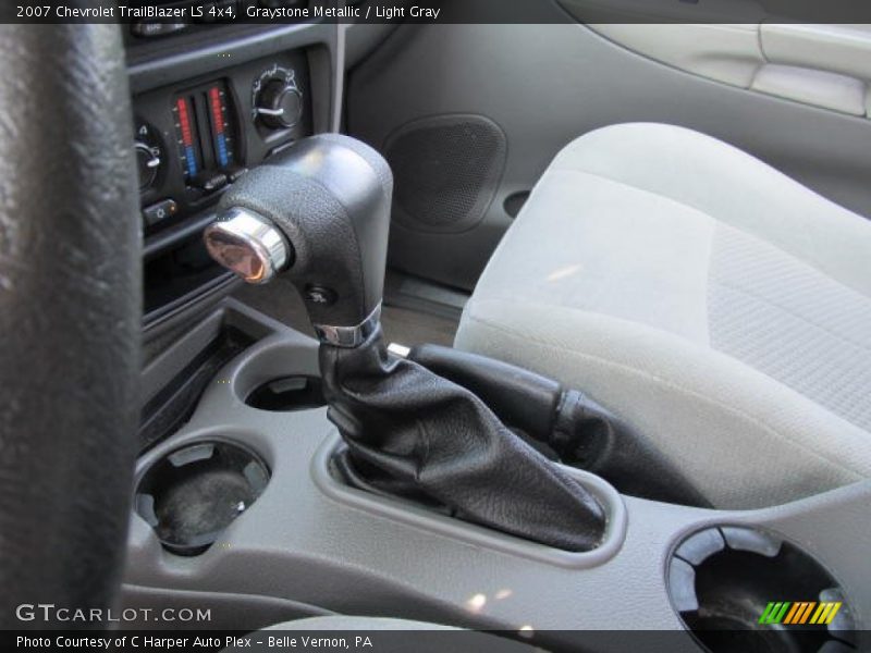 Graystone Metallic / Light Gray 2007 Chevrolet TrailBlazer LS 4x4