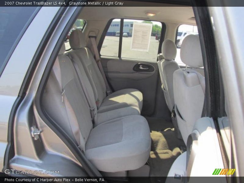 Graystone Metallic / Light Gray 2007 Chevrolet TrailBlazer LS 4x4