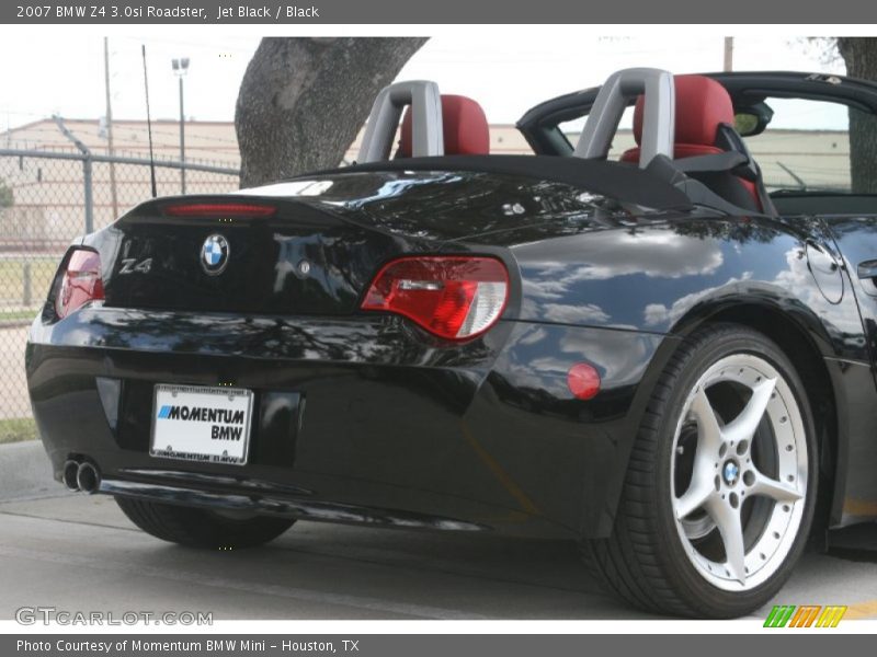 Jet Black / Black 2007 BMW Z4 3.0si Roadster