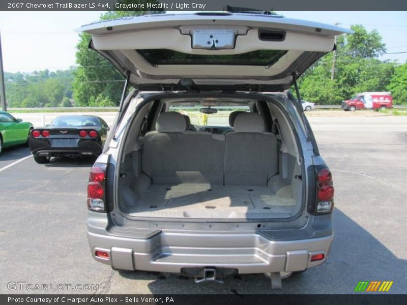 Graystone Metallic / Light Gray 2007 Chevrolet TrailBlazer LS 4x4