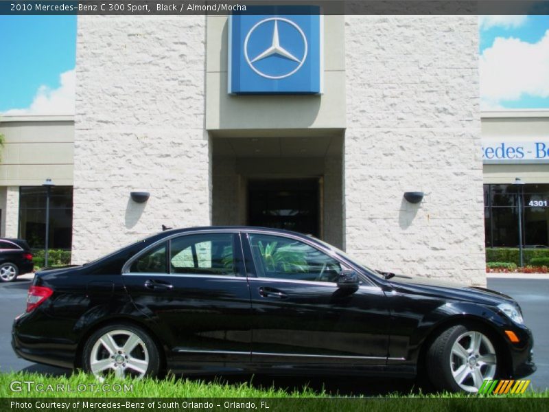 Black / Almond/Mocha 2010 Mercedes-Benz C 300 Sport