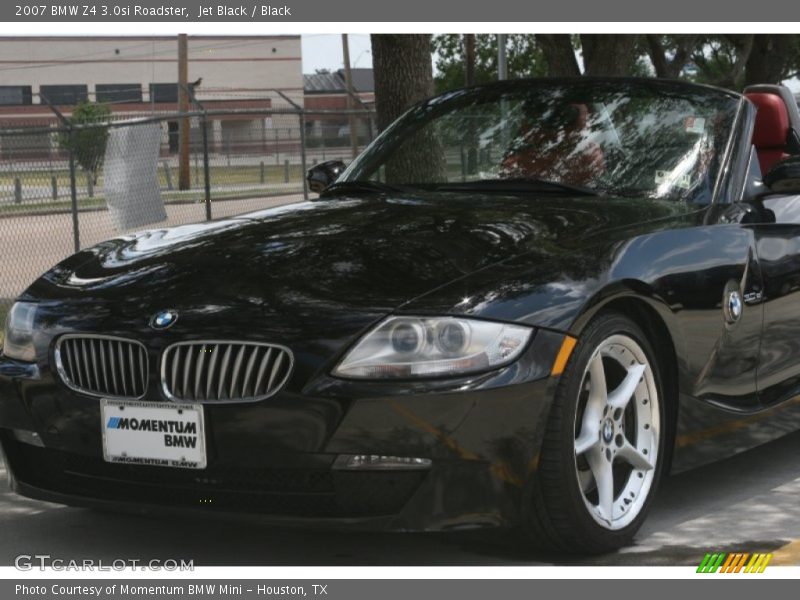 Jet Black / Black 2007 BMW Z4 3.0si Roadster