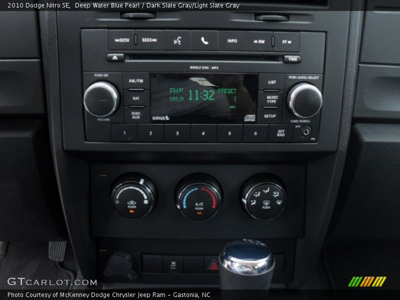 Controls of 2010 Nitro SE
